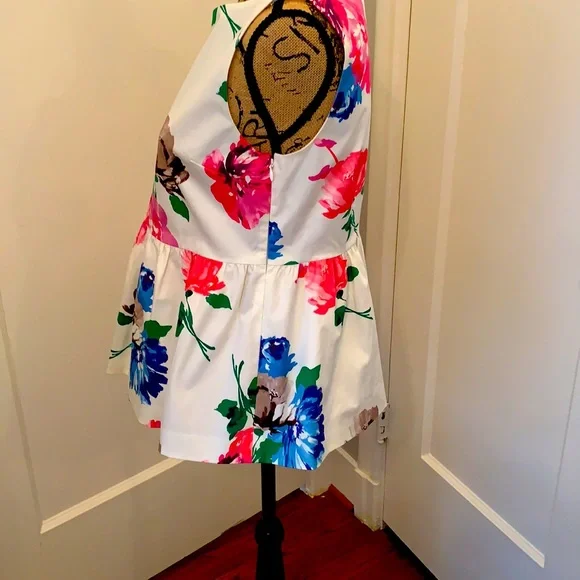 Kate Spade Floral Sleeveless Blouse - Picture 4 of 6